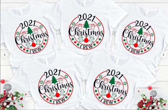 Christmas 2021 Crew Family Matching T Shirt