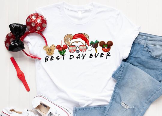 Disney Christmas Best Day Ever 2021 T-Shirt