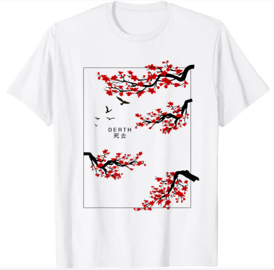 Aesthetic Japan Bonsai Korean Vaporwave Clothes Streetwear T-Shirt