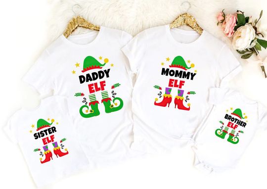 ELF Family Disney Christmas T-shirt