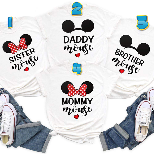 Personalized Family Matching Vacation Disney T Shirt