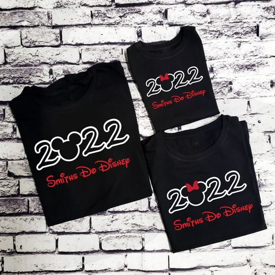 Matching 2022 Disney Family Vacation Personalized Your Family T Shirt