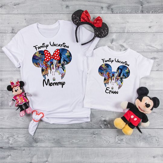 Personalized Walt Disney Family Vacation T-Shirt