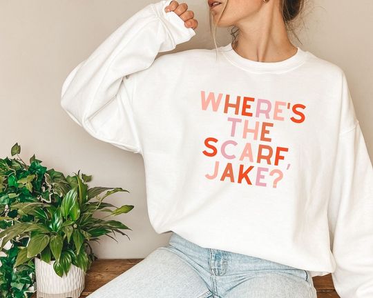 Where’s the Scarf, Jake Taylor’s Version Crewneck Sweatshirt