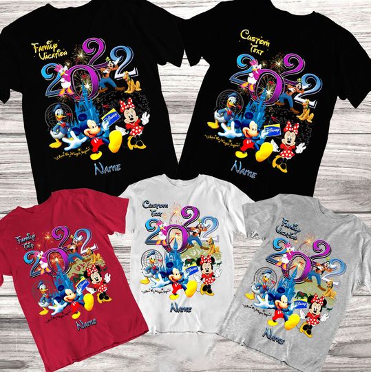 DisneyWorld Vacation 2022 Family Shirts Magic Family Trip T-Shirts Family T-Shirts DisneyLand Family Shirts DisneyWorld Family Vacation