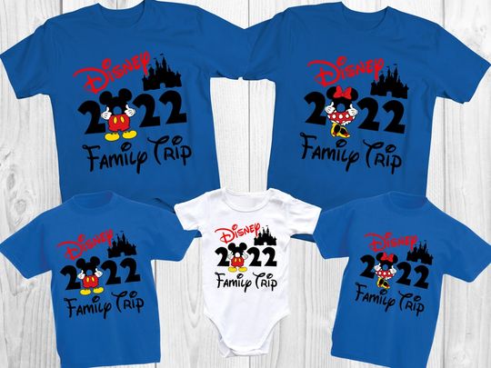 Personalized 2022 Disney Family Vacation Trip T Shirt