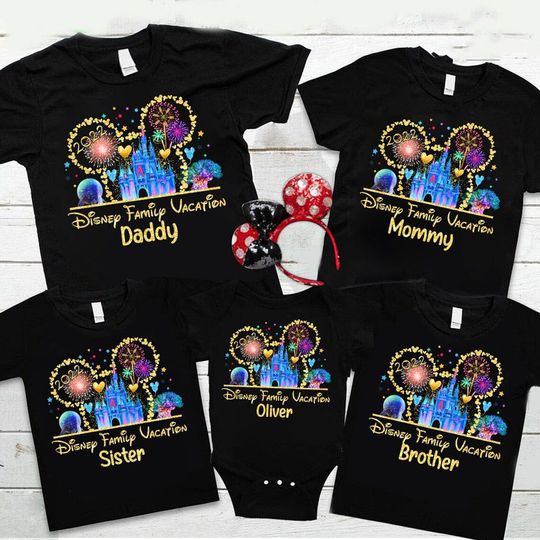Custom Disney Family Vacation 2022 T-Shirt