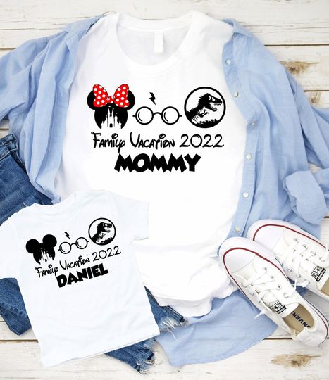 Universal Matching Family Vacation Shirts 2022, Disneyworld, Theme Park, Orlando, Florida, Jurassic, Kingdom Vacation