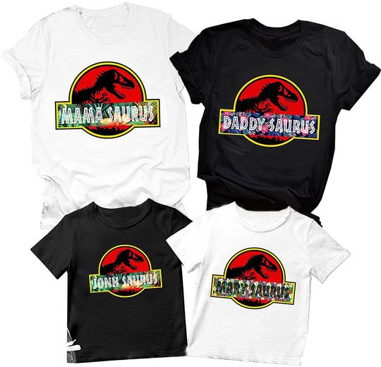 Dinosaur Birthday Family Mamasaurus Custom T Shirt