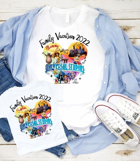 Universal Studios Family Disney Family Vacation 2022 T Shirt