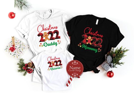 Christmas Family Custom Christmas Eve Matching T-Shirt