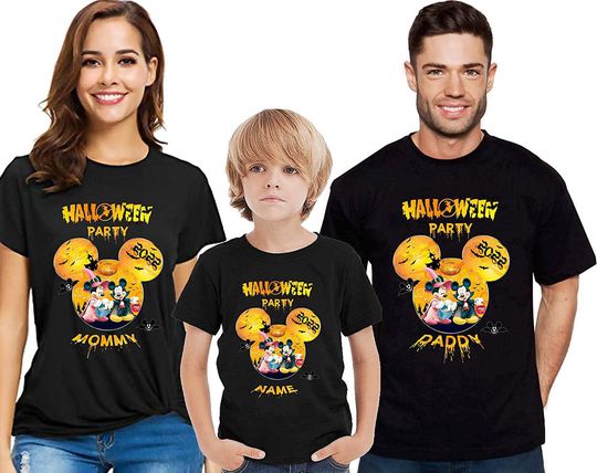 Disney Halloween Family Mickeys Party Custom T Shirt