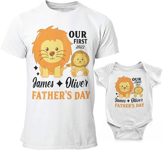 Personalized Gift for Dad Papa Grandpa T-Shirt