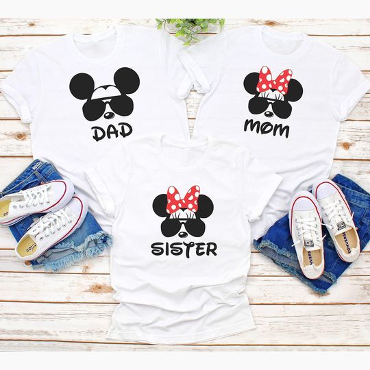 Disney Family Matching Custom t-shirts, Family Vacation Disney Personalized shirt