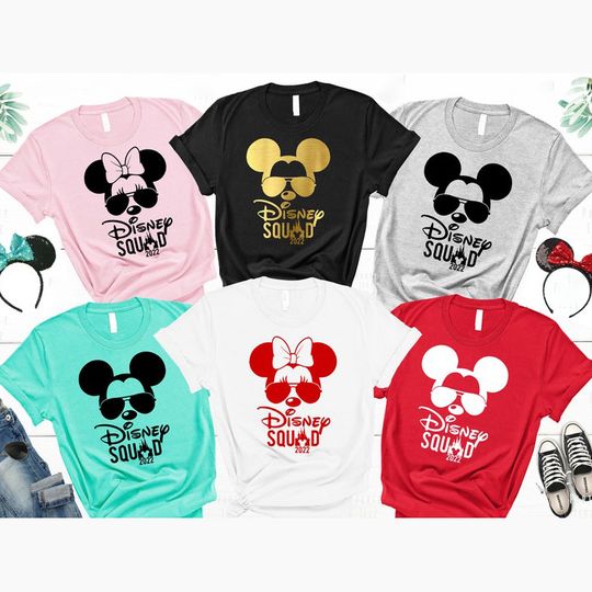 Disney Family Matching Disneyland Disneyworld Family Custom Shirts