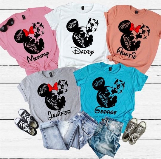 Disney family shirts, Disney shirts, Disney World shirts, Disney matching shirts, Family Disney trip custom shirts