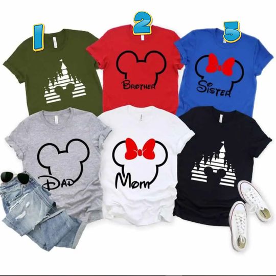 Matching Family Disney Custom Shirts