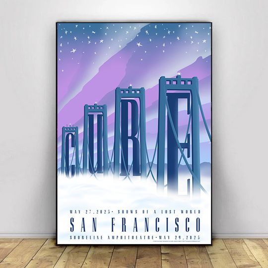 The Cure San Francisco May 29, 2023 Poster