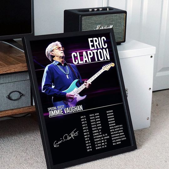Eric Clapton 2023 Tour Poster
