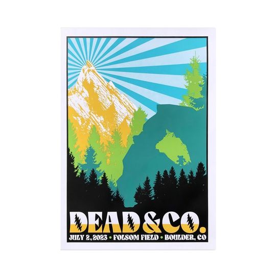Dead And Company July 2 2023 Boulder, CO Vip Poster  Home & Living, Home Decor, Wall Decor