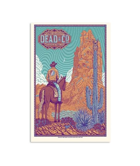 Dead And Company May 23 2023 Phoenix, AZ Poster