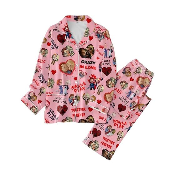 Chucky And Tiffany Pajamas Set