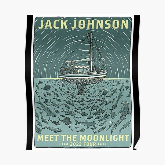 Jack Johnson Meet the Moonlight Classic Premium Matte Vertical Poster