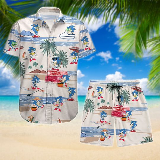 Sonic Shirt, Sonic Hawaiian Shirt
