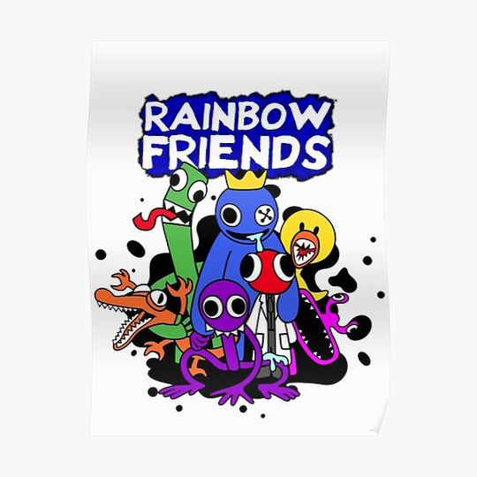 Rainbow Friends Premium Matte Vertical Poster