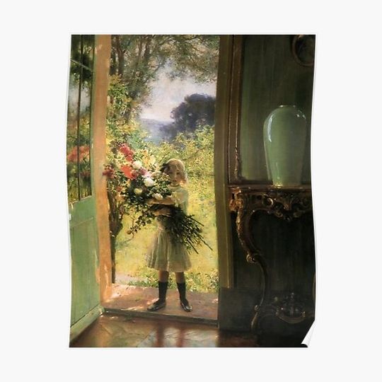 Jules Alexis Muenier - From The Garden France Premium Matte Vertical Poster