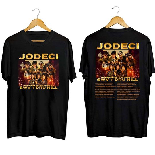 Jodeci Summer Block Party Tour 2023 Shirt