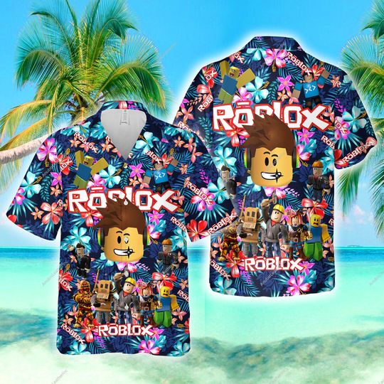 Roblox Hawaiian Shirt, Custom Birthday Boy Shirt