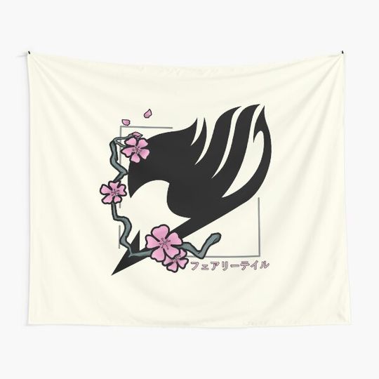 Fairy Tail Cherry Blossoms Tapestry