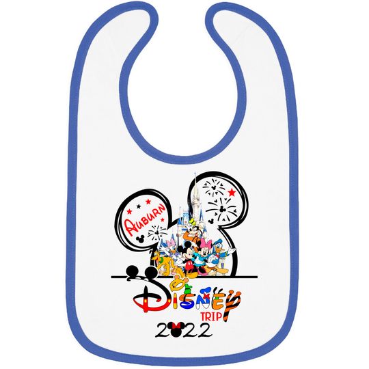 Personalized Disney trip 2022 Bib, Disney trip 2022 Bibs