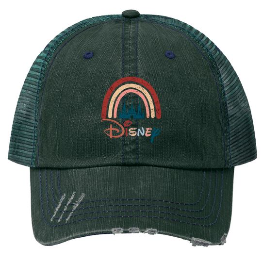 Disney Rainbow Castle Trucker Hats