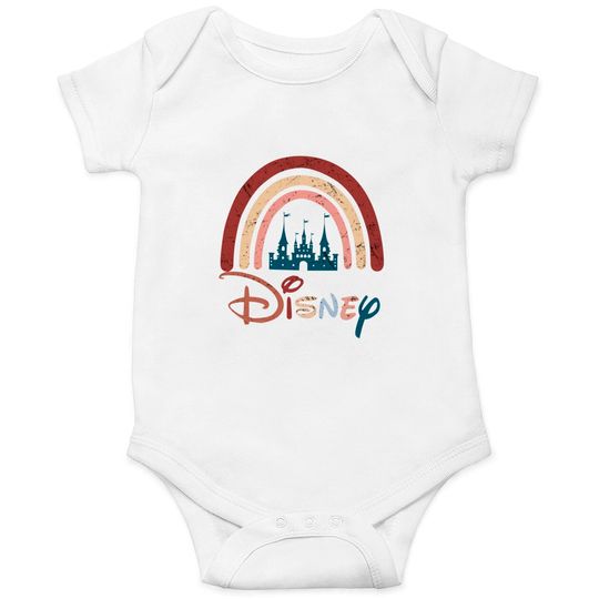 Disney Rainbow Castle Onesies