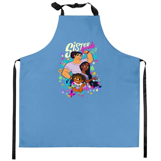 Mirabel Isabela Luisa Sister Goals Encanto Disney Kitchen Aprons