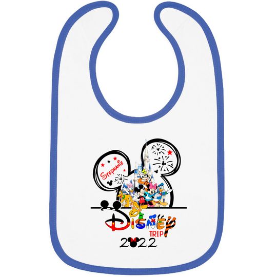 Personalized Disney trip 2022 Bibs Family Matching, Vacation to Disneyworld