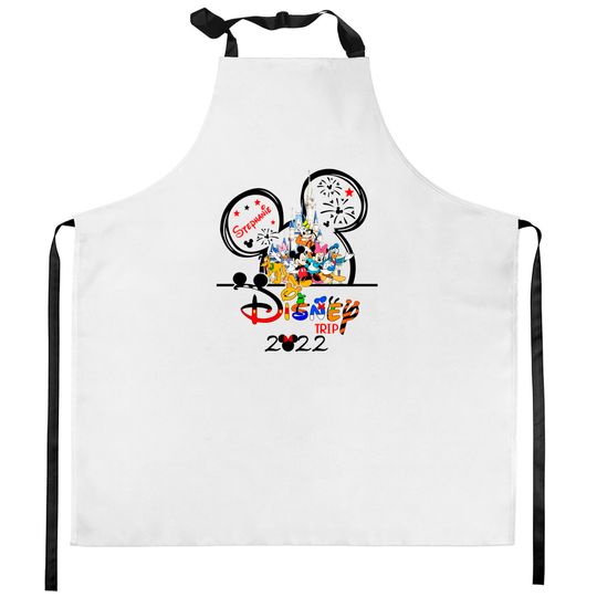 Personalized Disney trip 2022 Kitchen Aprons Family Matching, Vacation to Disneyworld