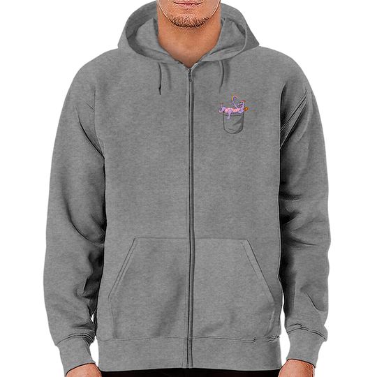 Figment Pocket Shirt - Disney - Zip Hoodies