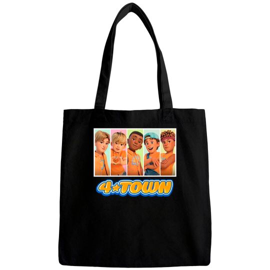 4 Town Turning Red Bags, Disney Turning Red Bags, Turning Red 4 Town Bags, Turning red friends Bags, Turning Red Boy Band Bags