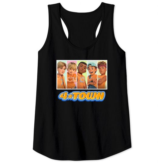 4 Town Turning Red Tank Tops, Disney
