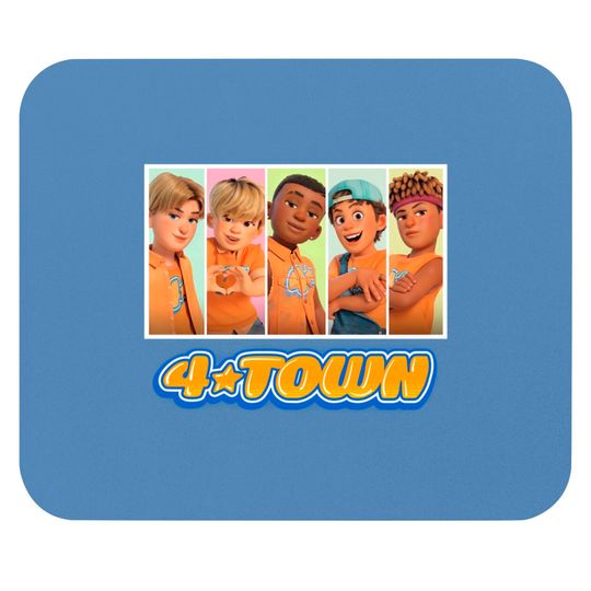 4 Town Turning Red Mouse Pads, Disney