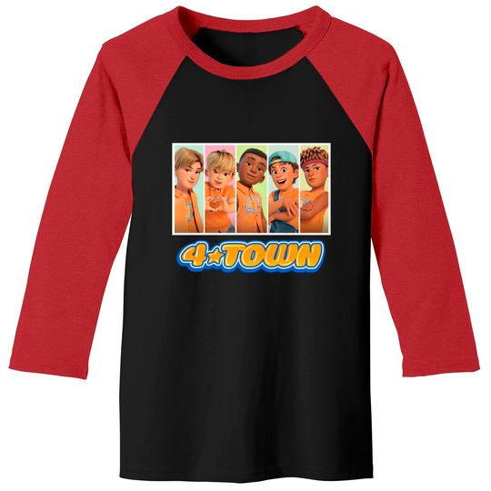 4 Town Turning Red Baseball Tees, Disney