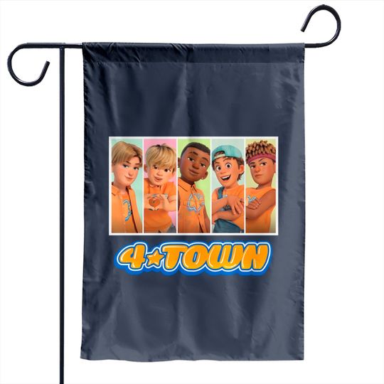 4 Town Turning Red Garden Flags, Disney