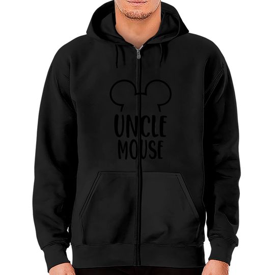 UNCLE mouse Zip Hoodies, Disney uncle Zip Hoodies