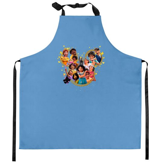 Disney Encanto Kitchen Aprons, Encanto Characters Kitchen Aprons