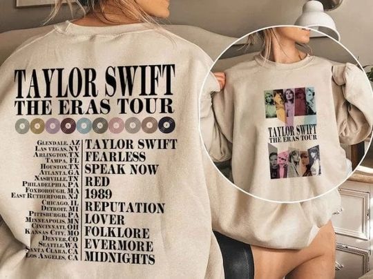 TS Eras Tour 2023 Sweatshirt, Vintage Eras Tour 2023 , Midnights Concert Shirt, Midnight Concert 2023 Shirt