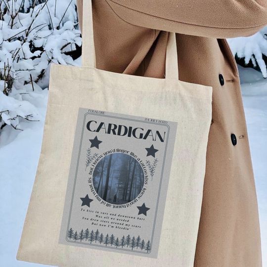 Discover CARDIGAN Tote Bag,Taylor Tote Bag