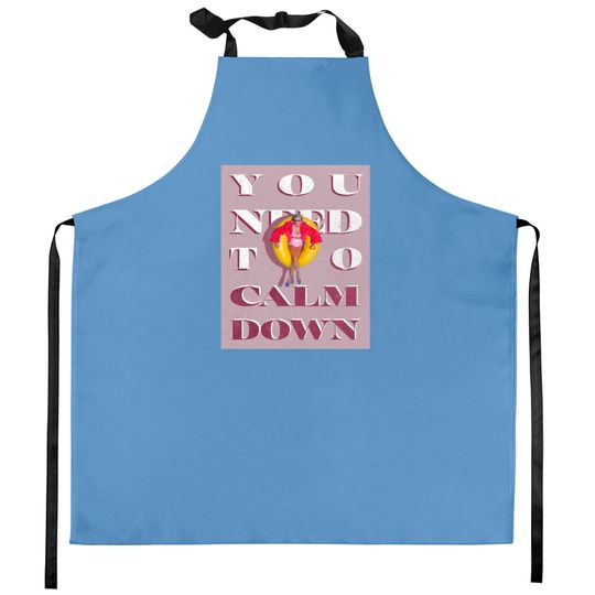 Discover Taylor Music Kitchen Aprons, You Need To Calm Down Taylor Kitchen Aprons